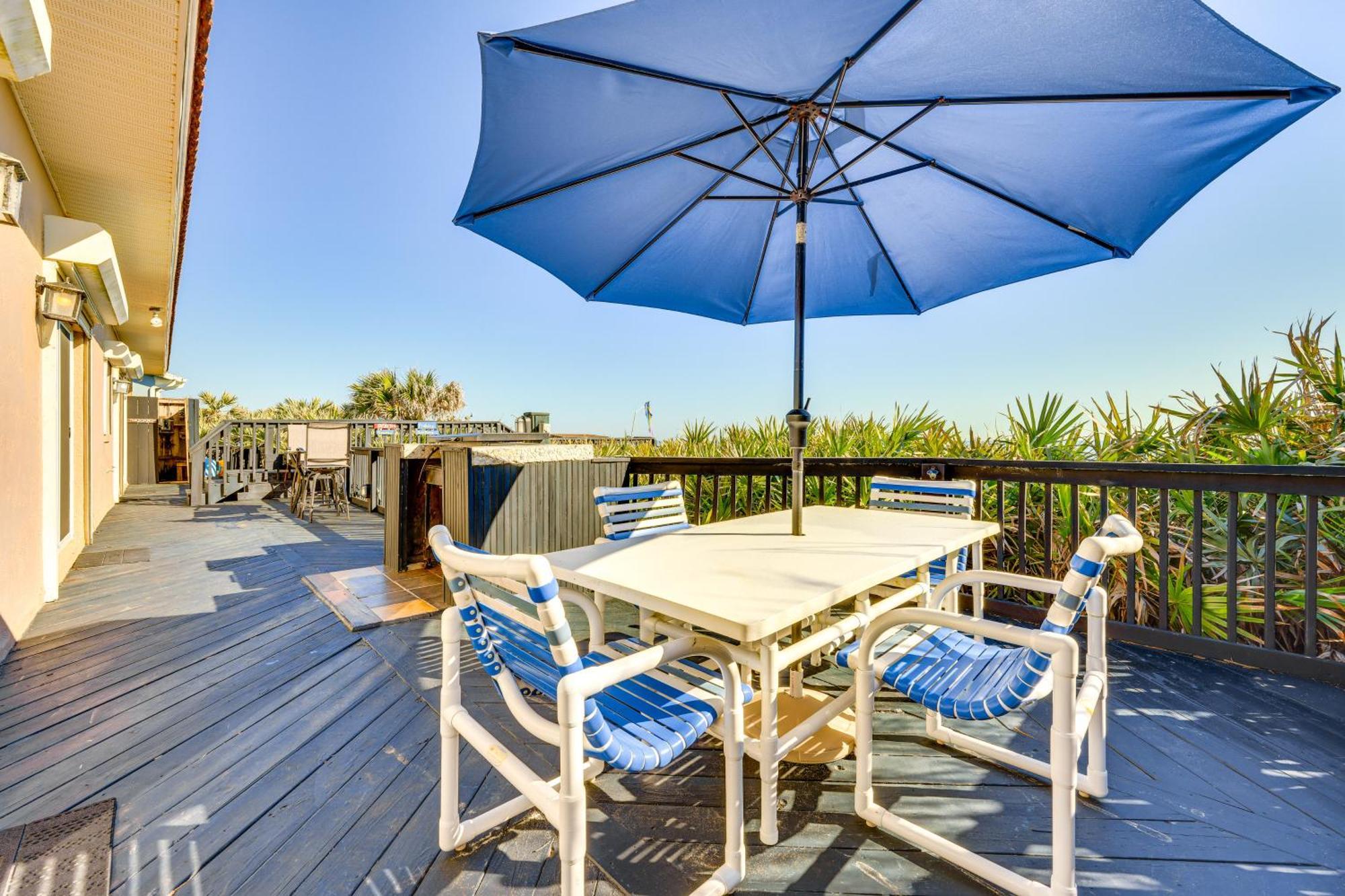Oceanfront Oasis In Flagler Beach With Deck And Views! Eksteriør billede
