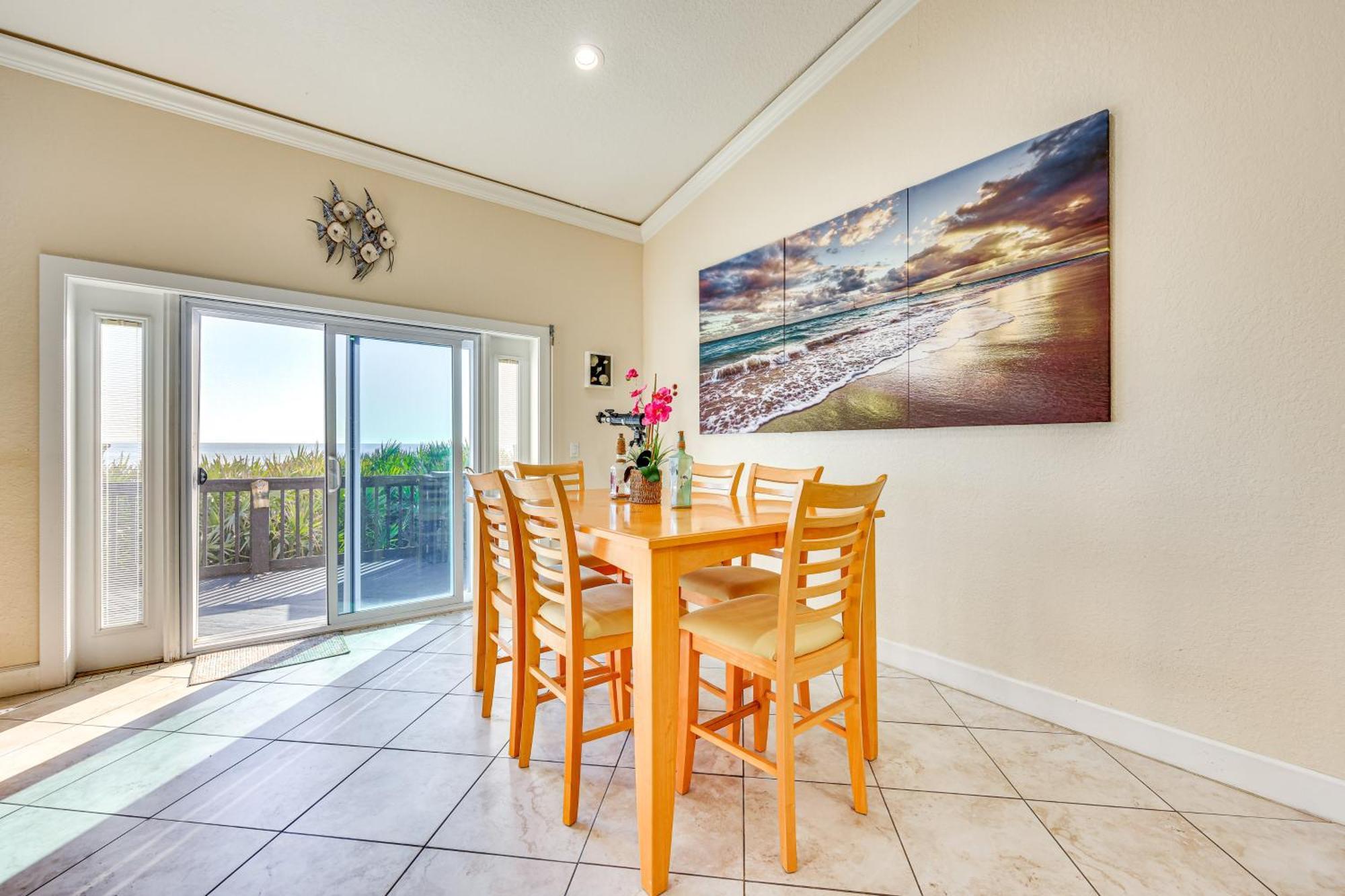 Oceanfront Oasis In Flagler Beach With Deck And Views! Eksteriør billede