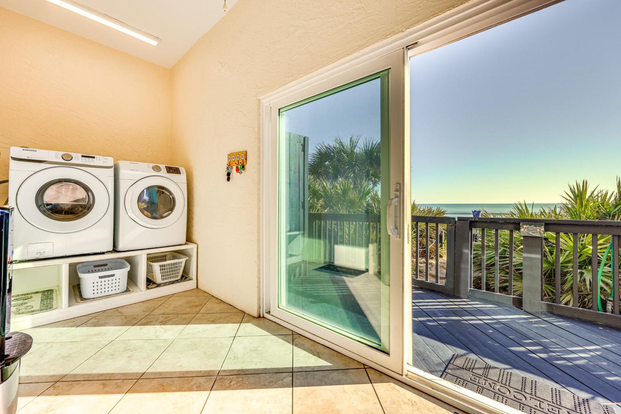 Oceanfront Oasis In Flagler Beach With Deck And Views! Eksteriør billede